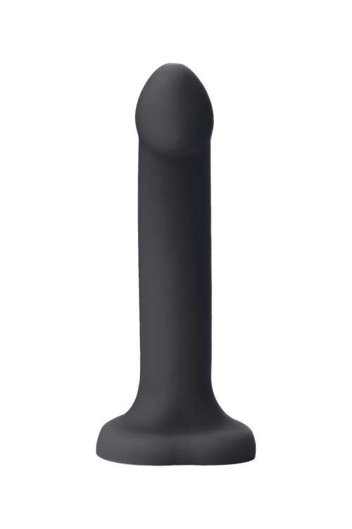 Черный фаллос с имитацией эякуляции Silicon Cum Dildo L - 19,6 см. - 6