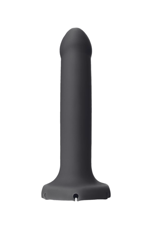Черный фаллос с имитацией эякуляции Silicon Cum Dildo L - 19,6 см. - 5