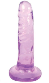 Фиолетовый фаллоимитатор Slim Stick Dildo - 15,2 см. - 0