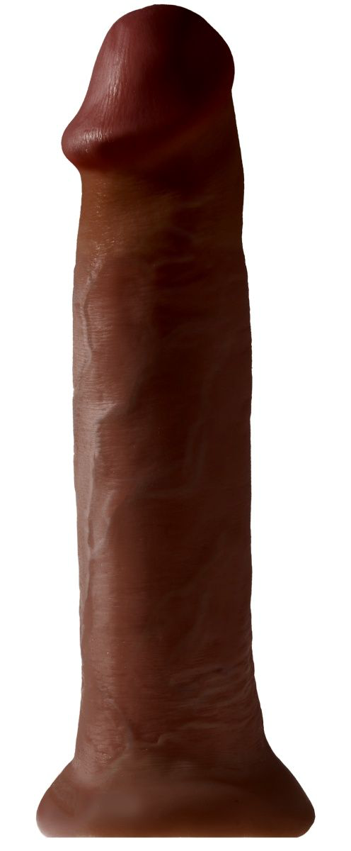 Коричневый фаллоимитатор-гигант на присоске 14 Cock - 36 см. - 0