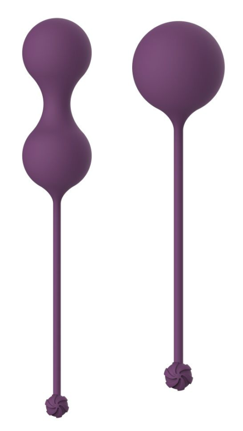 Набор фиолетовых вагинальных шариков Love Story Carmen - 0