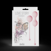 Набор розовых вагинальных шариков Love Story Carmen - 1