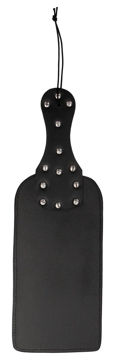 Черная шлепалка Studded Paddle - 38 см. - 1