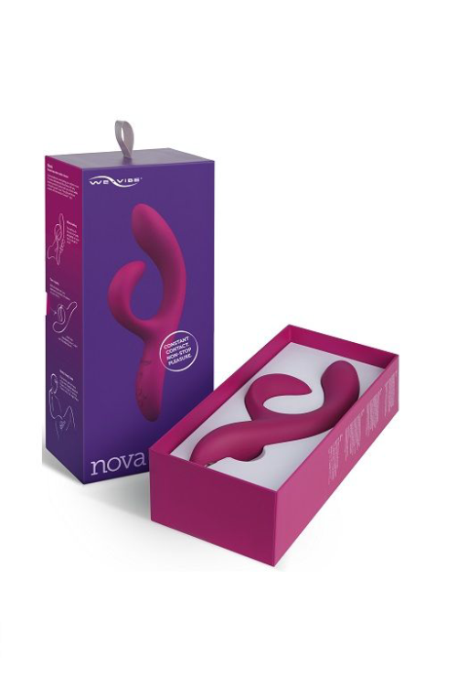 Фиолетовый вибратор-кролик We-Vibe Nova 2 - 20,5 см. - 8