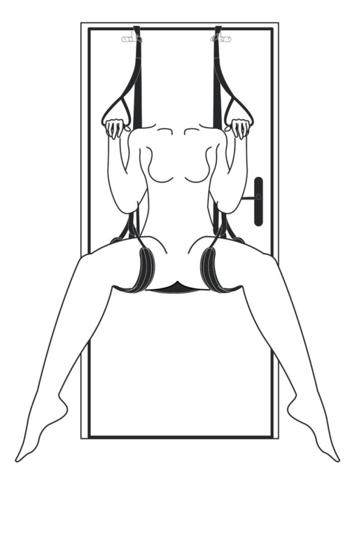Секс-качели с фиксацией на двери Easytoys Leg Bum Support Over The Door Swing - 2
