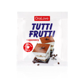Пробник гель-смазки Tutti-frutti со вкусом тирамису - 4 гр. - 0