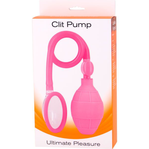 Розовая помпа для клитора CLIT PUMP - 1