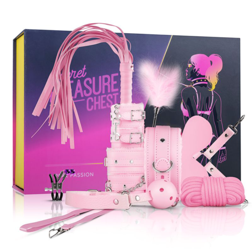 Розовый эротический набор Pink Pleasure - 0