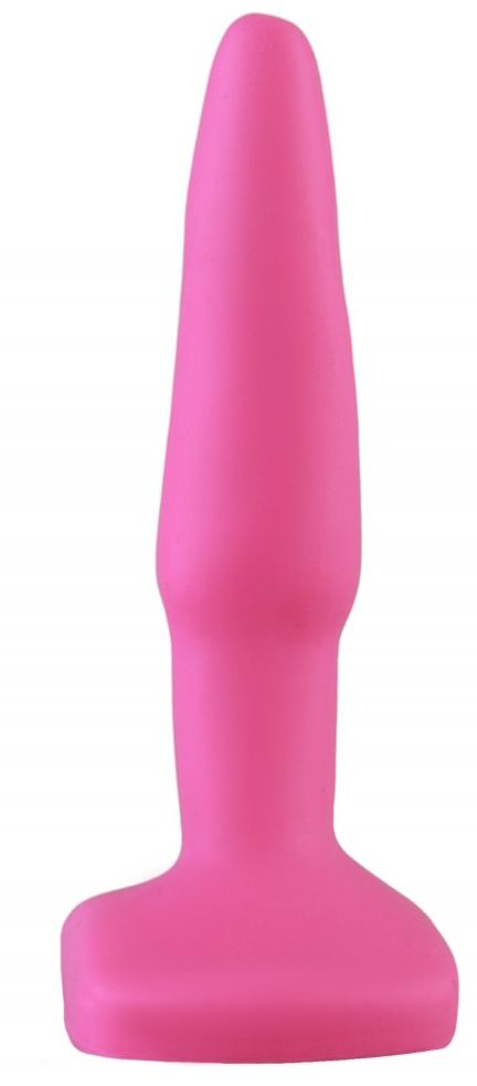 Ярко-розовая анальная пробка - 10 см. - 0