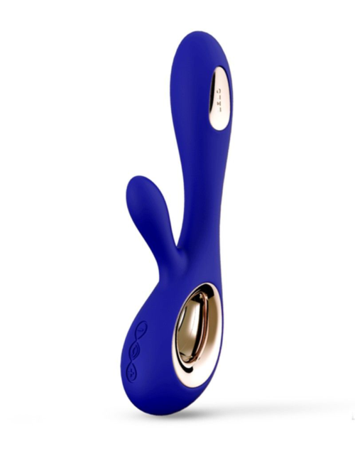 Синий вибратор-кролик Lelo Soraya Wave - 21,8 см. - 0