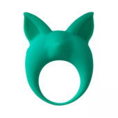 Зеленое эрекционное кольцо Kitten Kyle - 0