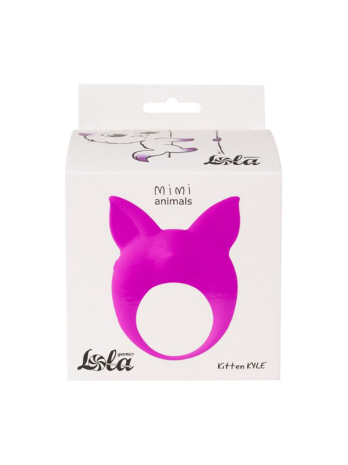 Фиолетовое эрекционное кольцо Kitten Kyle - 2