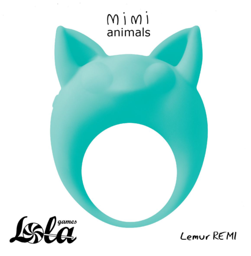 Зеленое эрекционное кольцо Lemur Remi - 1