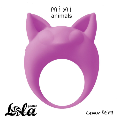 Фиолетовое эрекционное кольцо Lemur Remi - 1