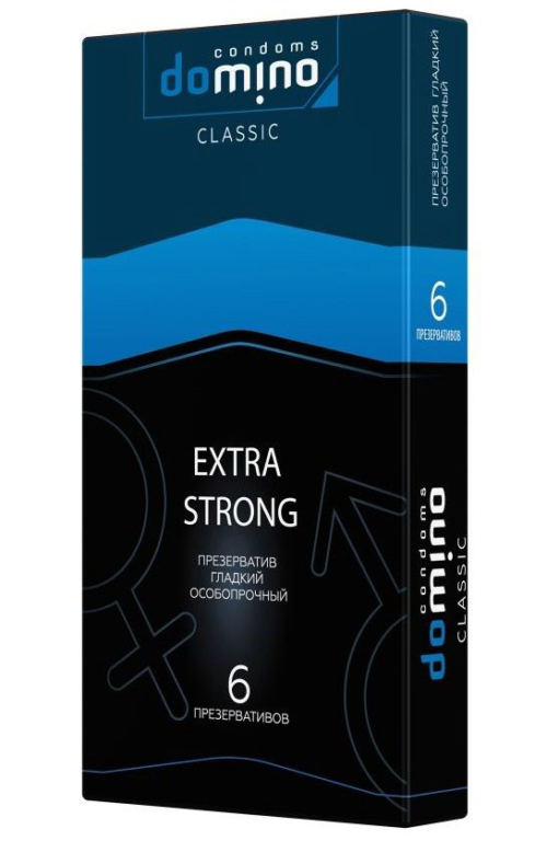 Суперпрочные презервативы DOMINO Extra Strong - 6 шт. - 0