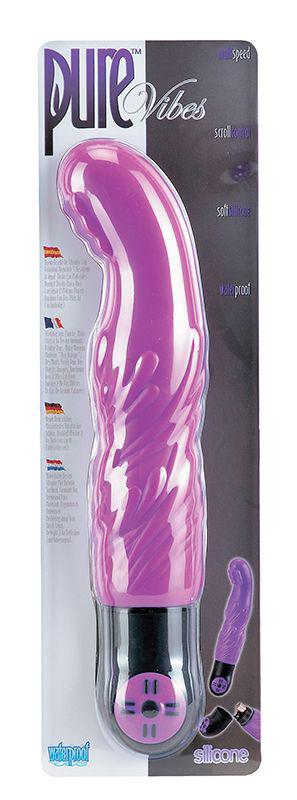 Фиолетовый вибратор PURE G-SPOT VIBE - 18,5 см. - 1